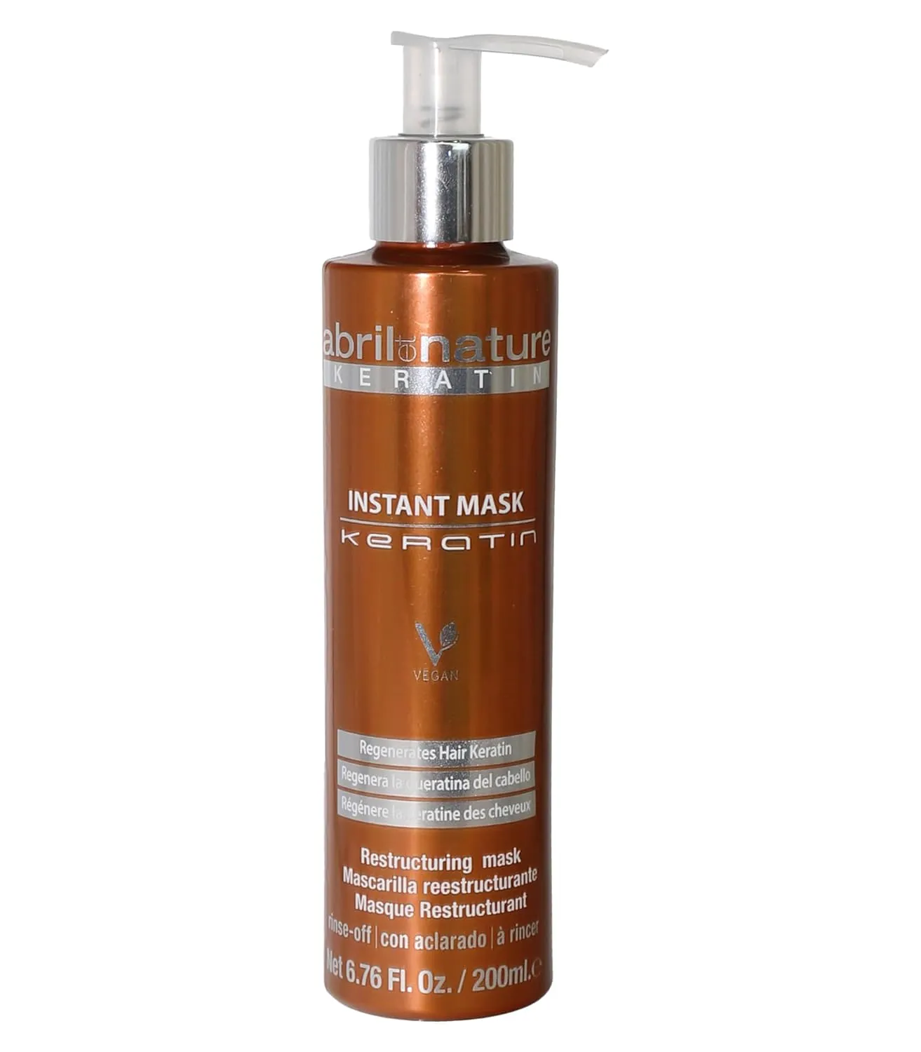 Ultra Fast Keratin Hair Mask - Nourishes, Strengthens, and Regenerates Hair Fiber - Repairs Damaged and Brittle Hair - Smooth and Shiny Appearance - 200 ml
