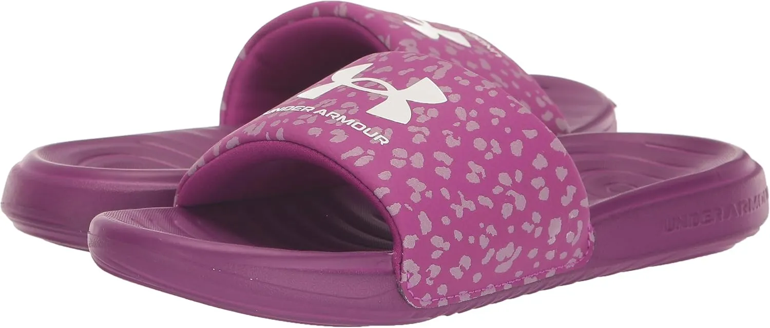 Under Armour Women's Ansa Graphic Fixed Strap Slide Sandal