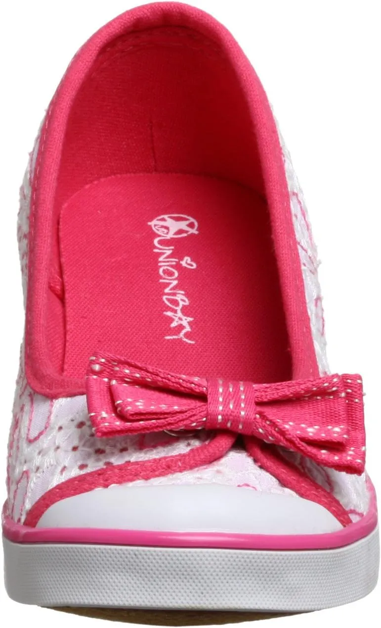 UNIONBAY Little Kid/Big Kid Phoebe Eyelet-g Wedge Slip-On