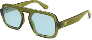 VANLINKER Oversized Retro Square Aviator Sunglasses for Women Men 70s Vintage Style Trendy Flat Top Sun Glasses VL9826