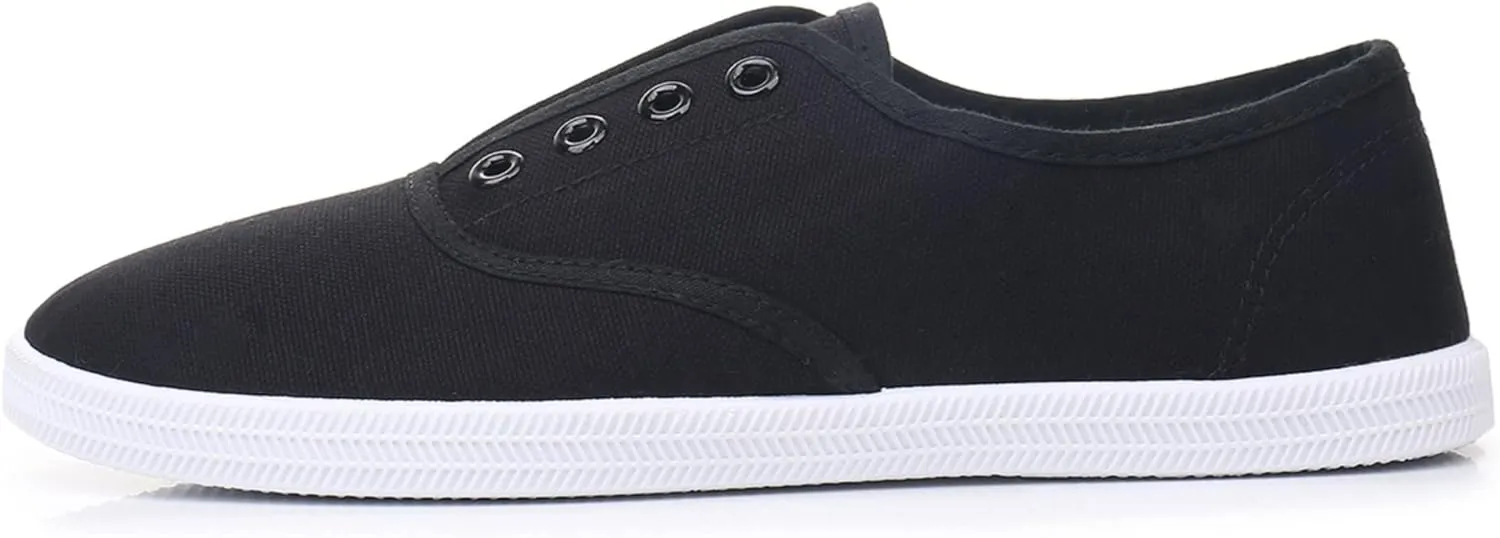 VenusCelia Women's Blaze Canvas Slip-On Sneaker