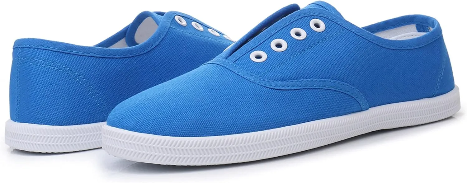 VenusCelia Women's Blaze Canvas Slip-On Sneaker