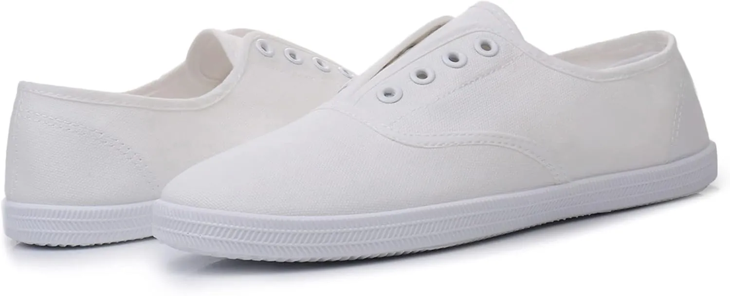 VenusCelia Women's Blaze Canvas Slip-On Sneaker