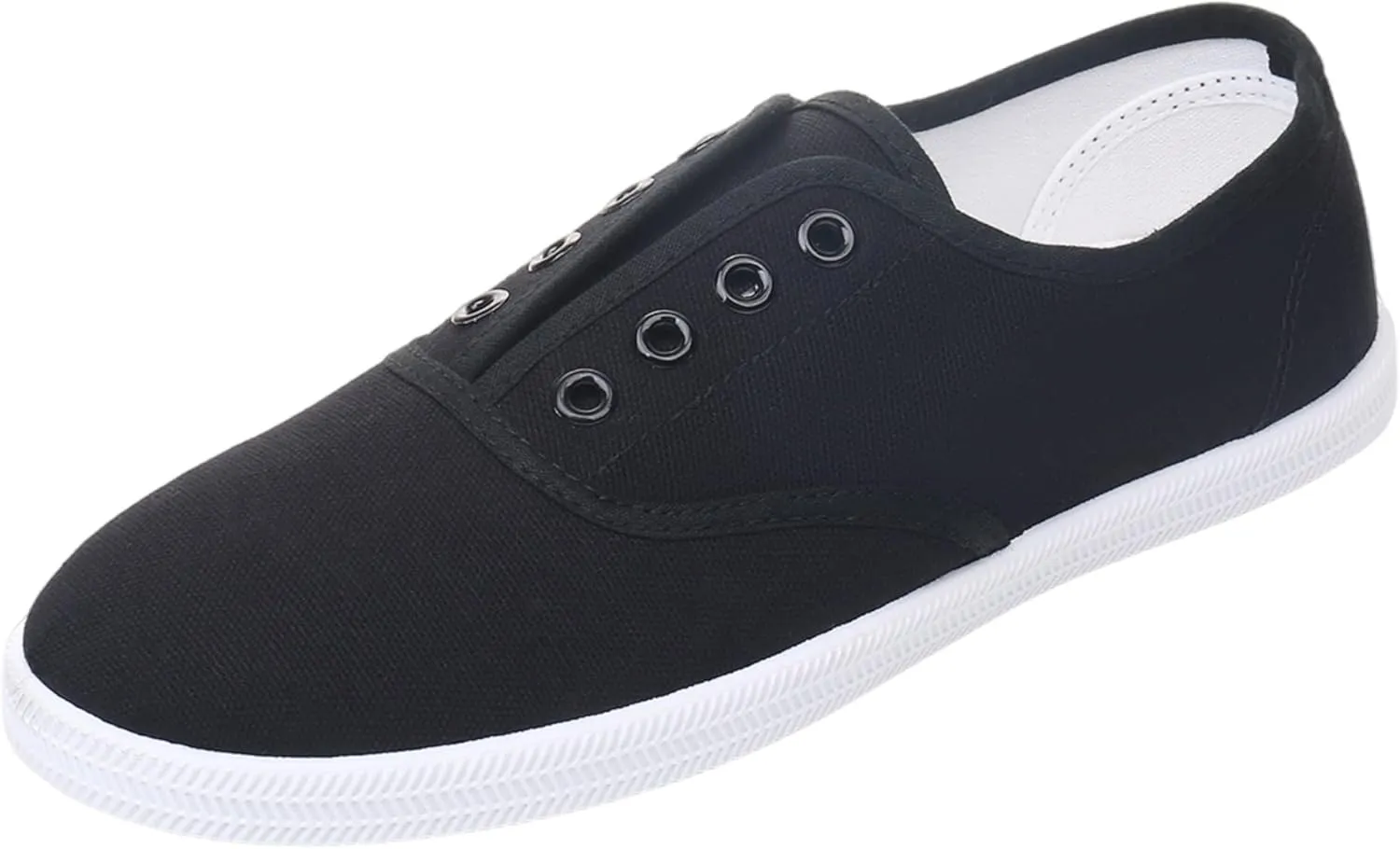 VenusCelia Women's Blaze Canvas Slip-On Sneaker
