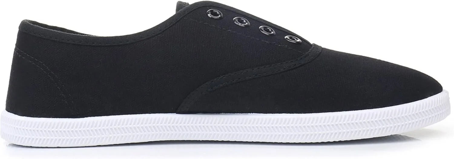 VenusCelia Women's Blaze Canvas Slip-On Sneaker