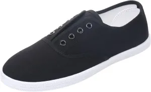VenusCelia Women's Blaze Canvas Slip-On Sneaker