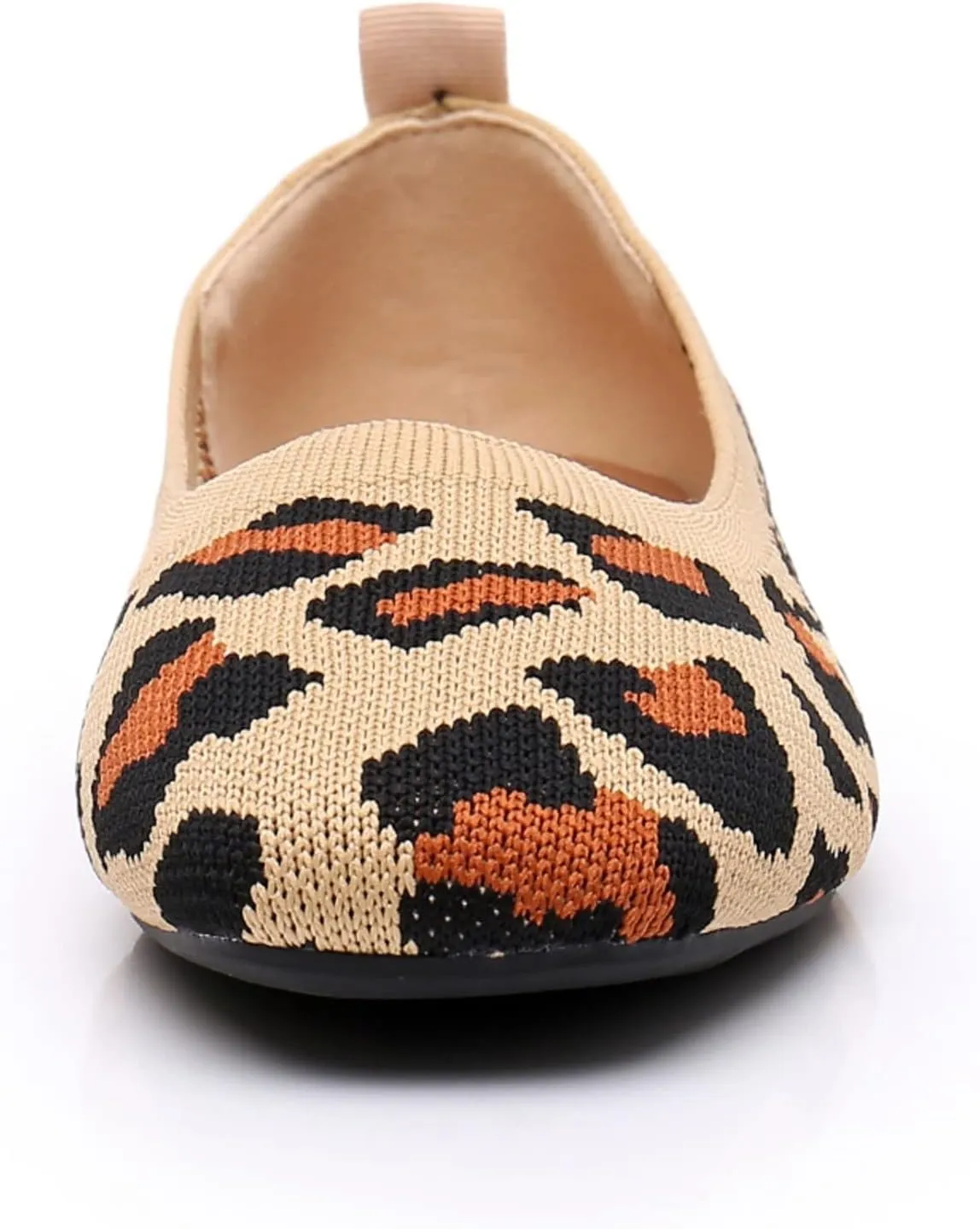 VenusCelia Women's Flexible Knit Flat Shoe