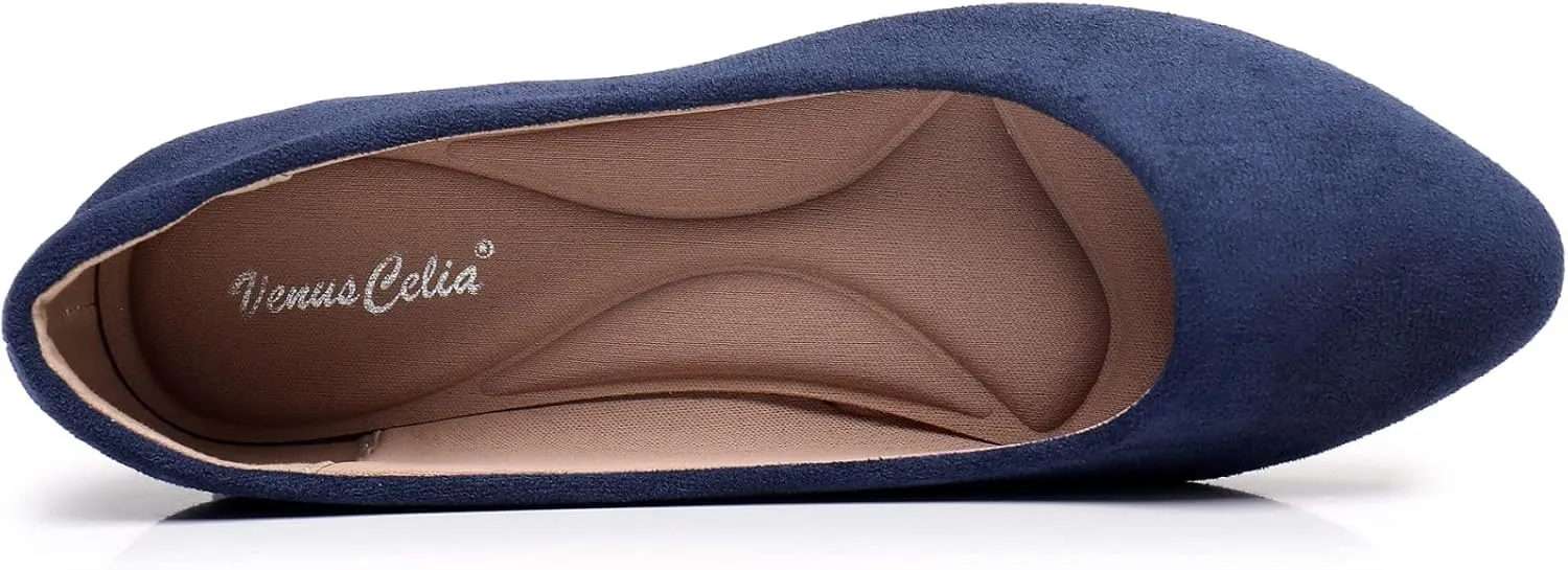 VenusCelia Women's Snug2 Flat Shoe