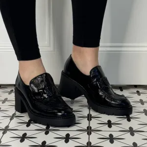 VIGUERA Chunky Loafer 8340-BLACK
