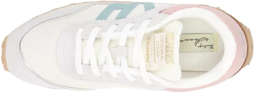 Vintage Havana Womens Cosmic Metallic Slip On Sneakers Shoes Casual - Off White
