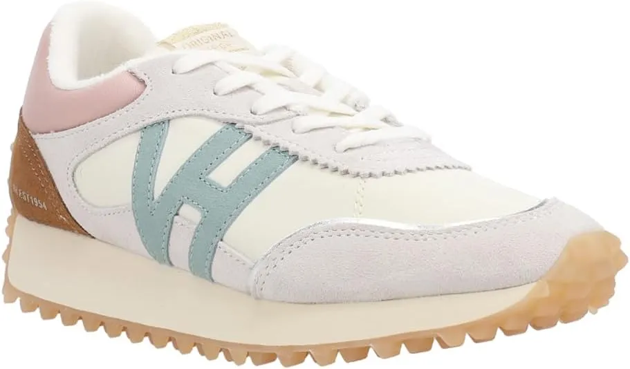 Vintage Havana Womens Cosmic Metallic Slip On Sneakers Shoes Casual - Off White