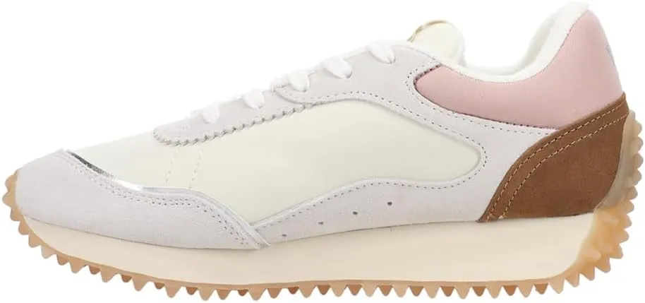 Vintage Havana Womens Cosmic Metallic Slip On Sneakers Shoes Casual - Off White