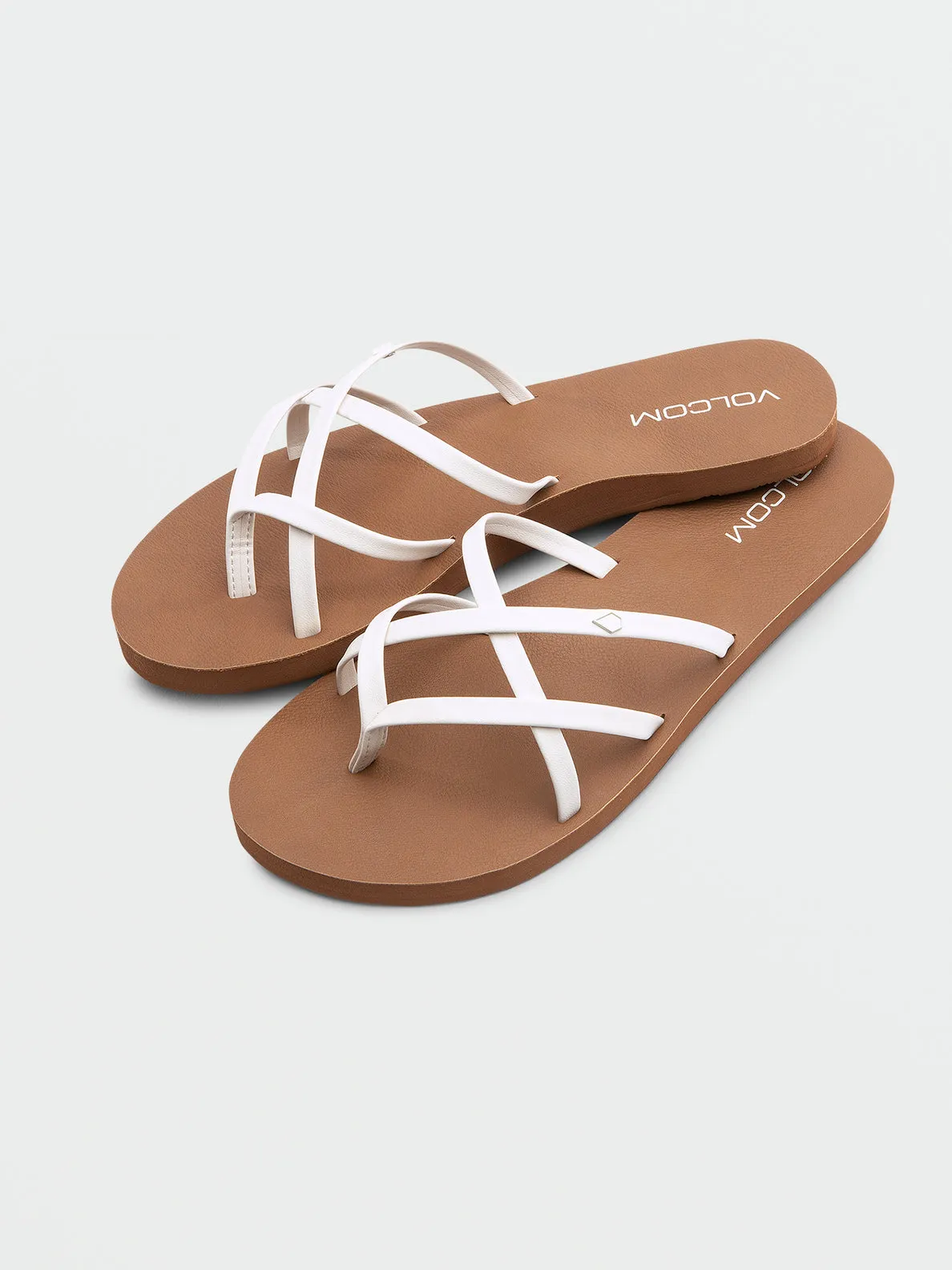 VOLCOM NEW SCHOOL II WOMENS SANDAL- NATURAL