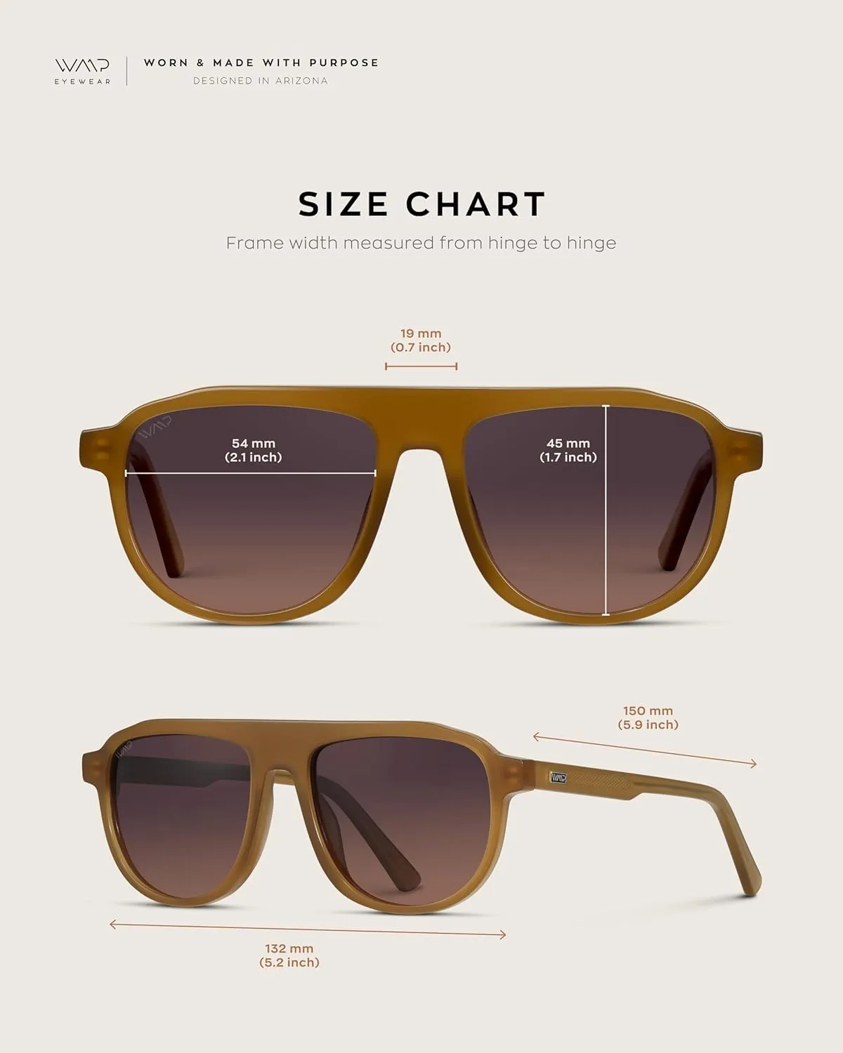 WearMe Pro Bold Retro Polarized Aviator Sunglasses | Geometric Flat Top Frame Design, Gradient Lenses
