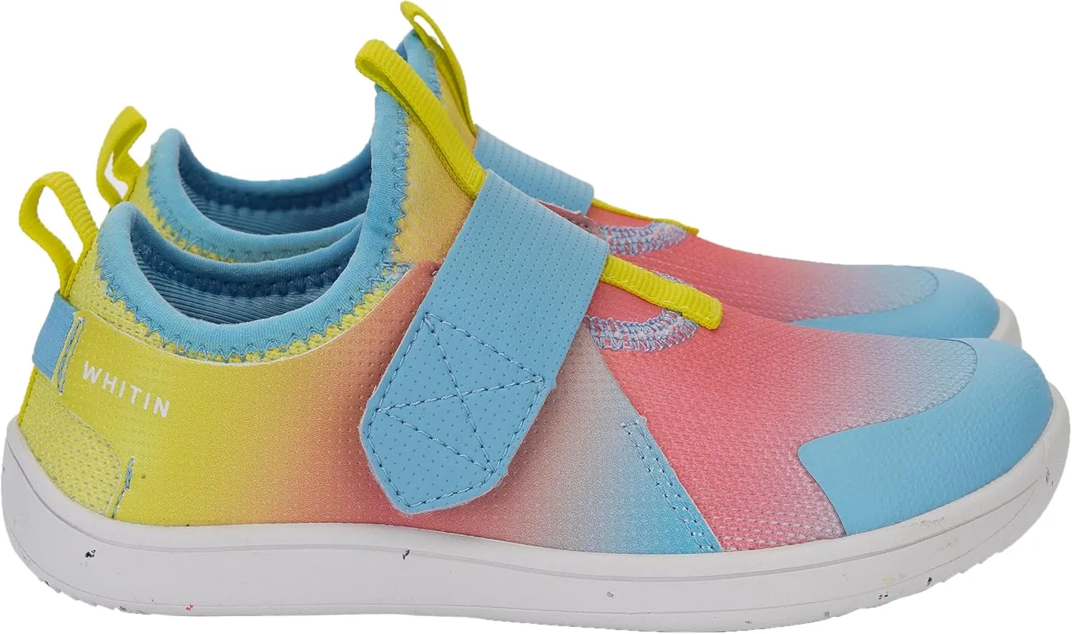 WHITIN Little/Big Kid Wide Width Barefoot Shoes | Boys/Girls Minimalist Elastic Opening Sneakers | Flexible- Zero Drop Sole