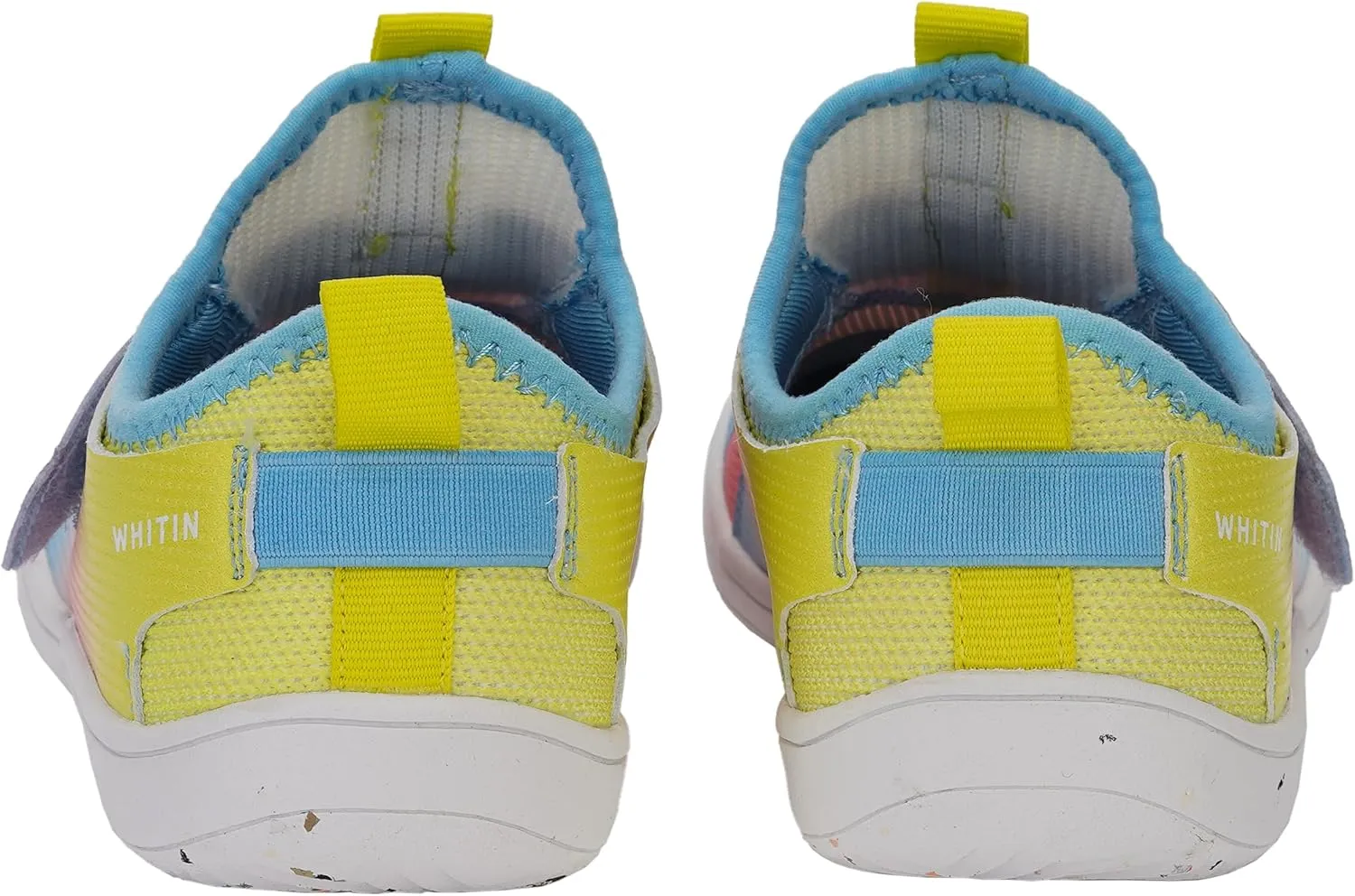 WHITIN Little/Big Kid Wide Width Barefoot Shoes | Boys/Girls Minimalist Elastic Opening Sneakers | Flexible- Zero Drop Sole