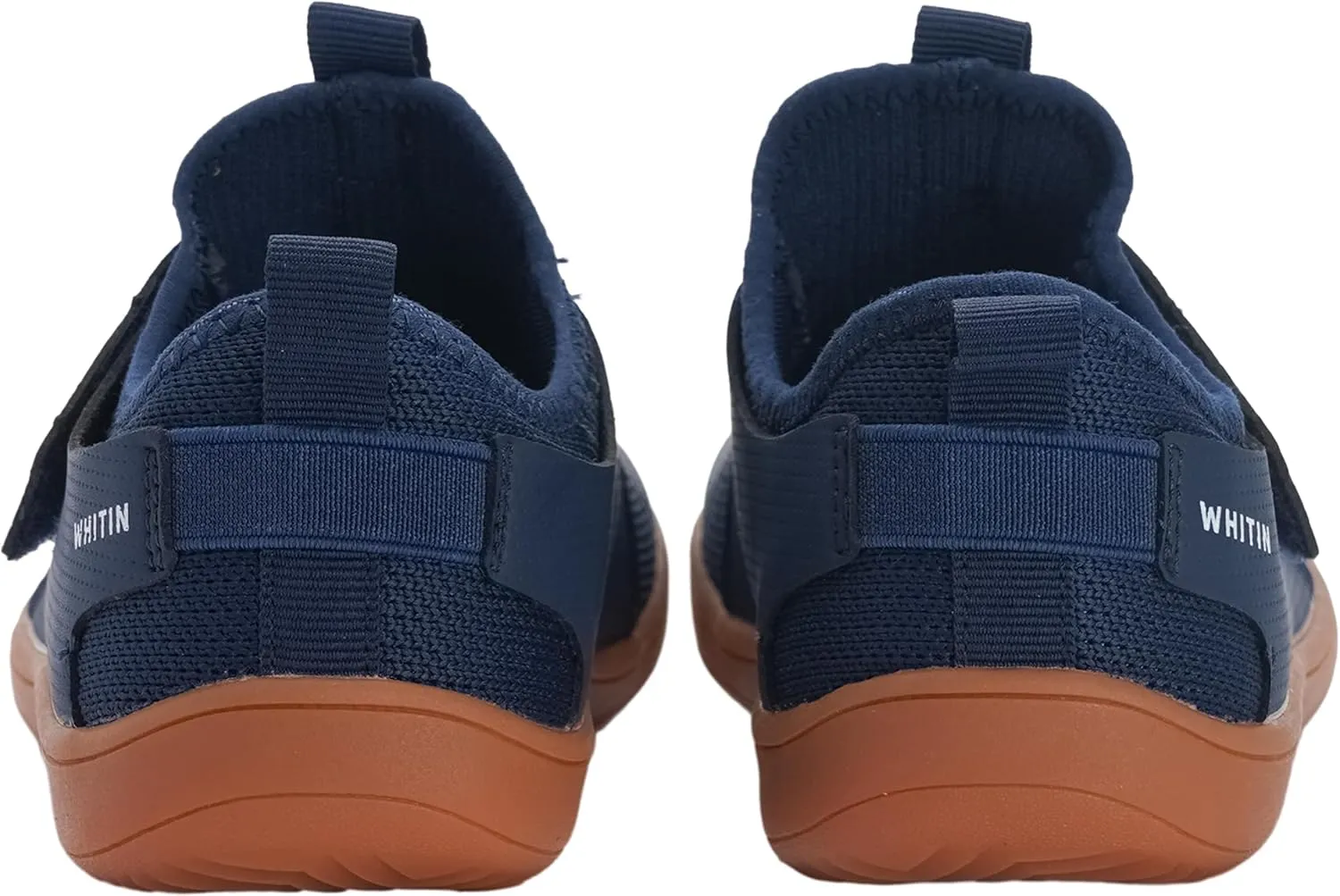 WHITIN Little/Big Kid Wide Width Barefoot Shoes | Boys/Girls Minimalist Elastic Opening Sneakers | Flexible- Zero Drop Sole