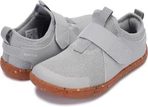 WHITIN Little/Big Kid Wide Width Barefoot Shoes | Boys/Girls Minimalist Elastic Opening Sneakers | Flexible- Zero Drop Sole