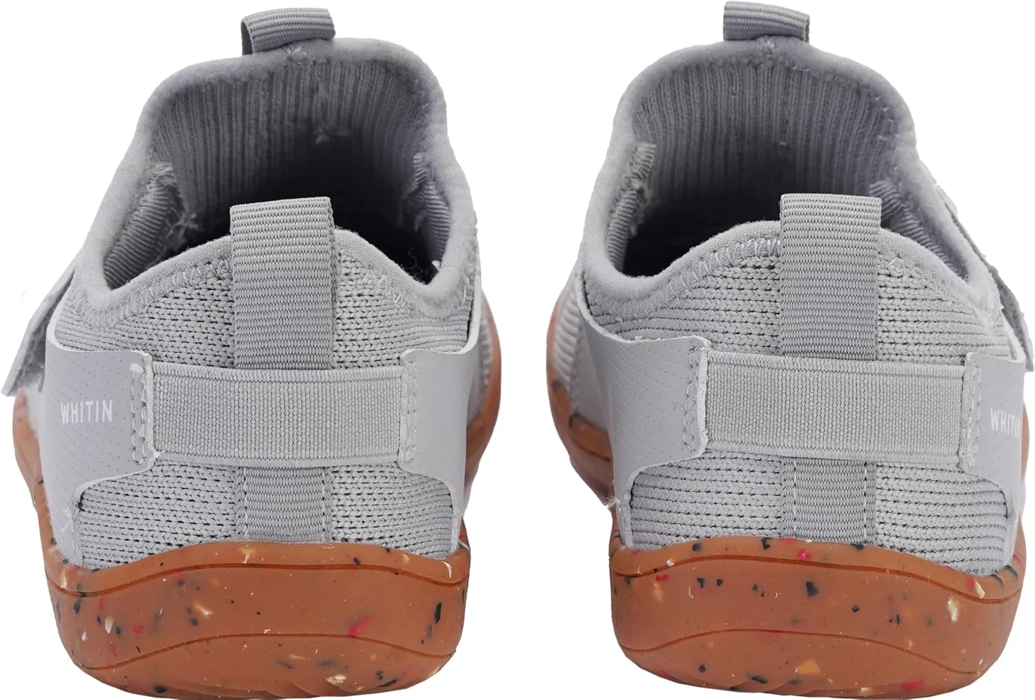 WHITIN Little/Big Kid Wide Width Barefoot Shoes | Boys/Girls Minimalist Elastic Opening Sneakers | Flexible- Zero Drop Sole