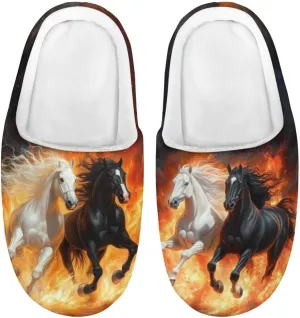 Winter Warm Slippers for Girls Kids Boys Size 9-15 Indoor Outdoor Fuzzy Slippers