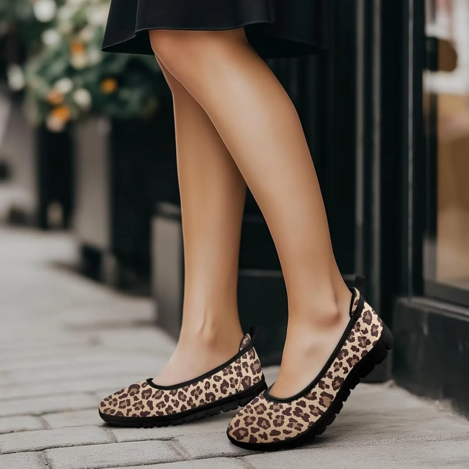 Women Casual Slip On Shoes Lightweight Flat Shoes for Women Dressy Shoes