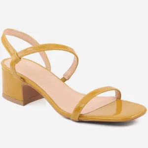 Women "LISA" Block Heel Flexi Ankle Strap Sandals