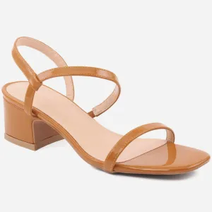Women "LISA" Block Heel Flexi Ankle Strap Sandals