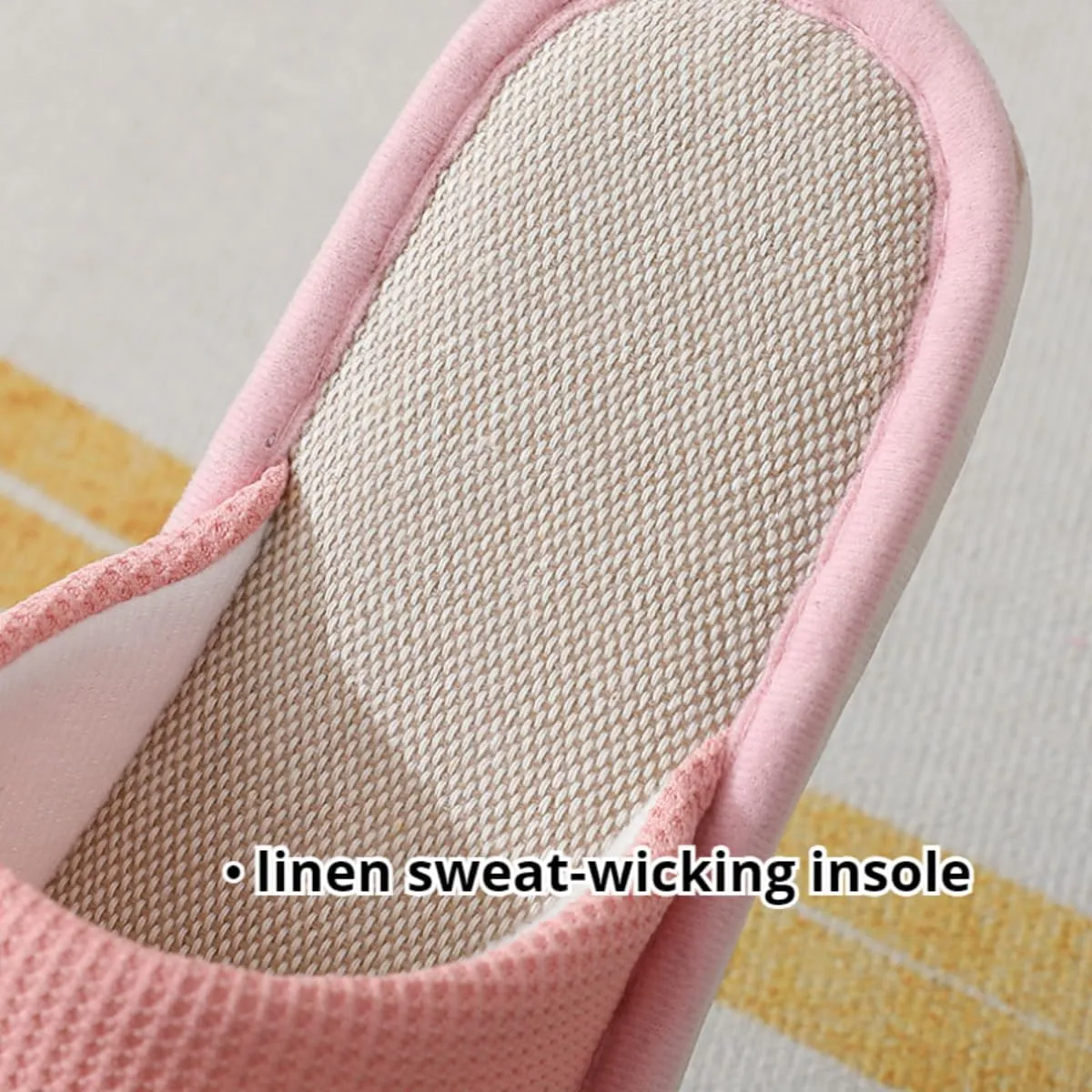 Women Slipper Soft Sole Open Toe House Slippers Memory Foam Slip On Bedroom Cozy Indoor Outdoor Home Slippers
