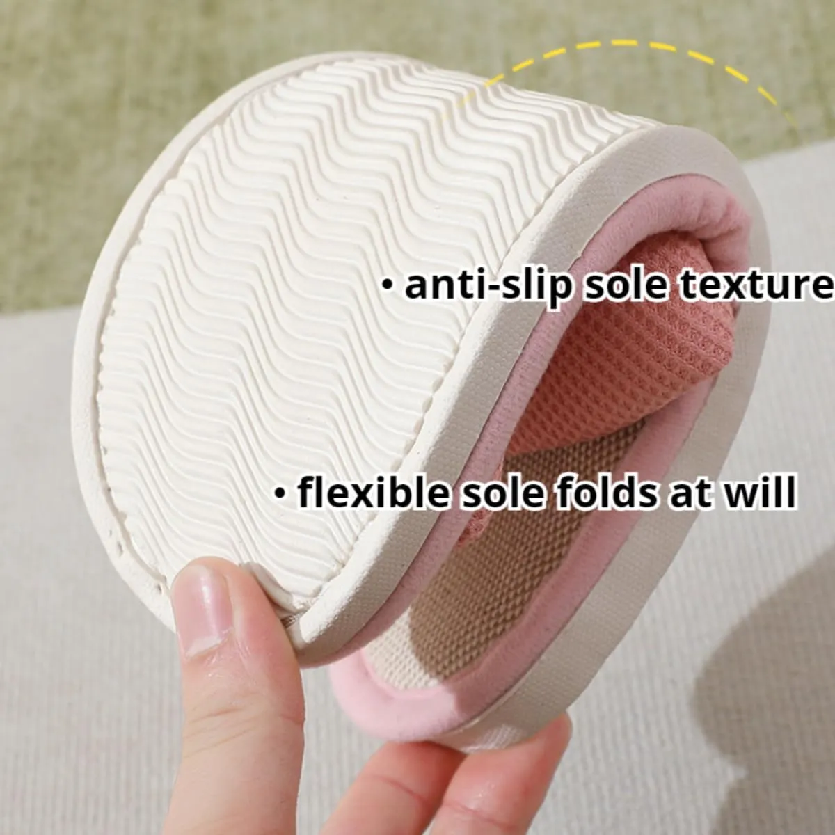Women Slipper Soft Sole Open Toe House Slippers Memory Foam Slip On Bedroom Cozy Indoor Outdoor Home Slippers