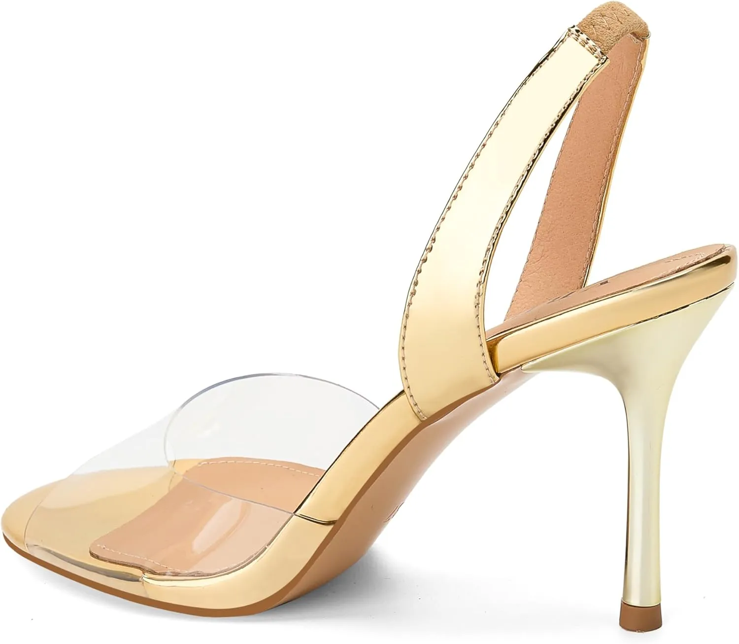 Women's Clear High Heels Sandals Slingback Open Toe Stiletto Shoes for Women Weddings Parties Formally Daily Wear...