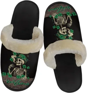Womens Cotton Casual House Shoes Breathable Warm Slippers Comfortable Cute Fashion Breathable Shoes for Walking US XS-XL Black Sole