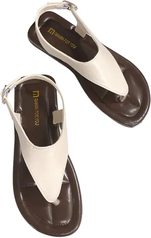 Women's Flat Beach Vacation Simple Roman Sandals Lace Sandals for Women Orthopedic Walking Sandals For Women