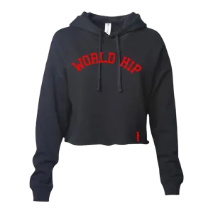 Women’s Lightweight Crop Hooded Sweatshirt