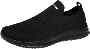 Women's Lightweight Slip On Walking Running Shoes Non Slip Work Shoes Women Slip On Men's Casual Dress Shoes Chunky Sneakers White Tennis Shoe White Loafers