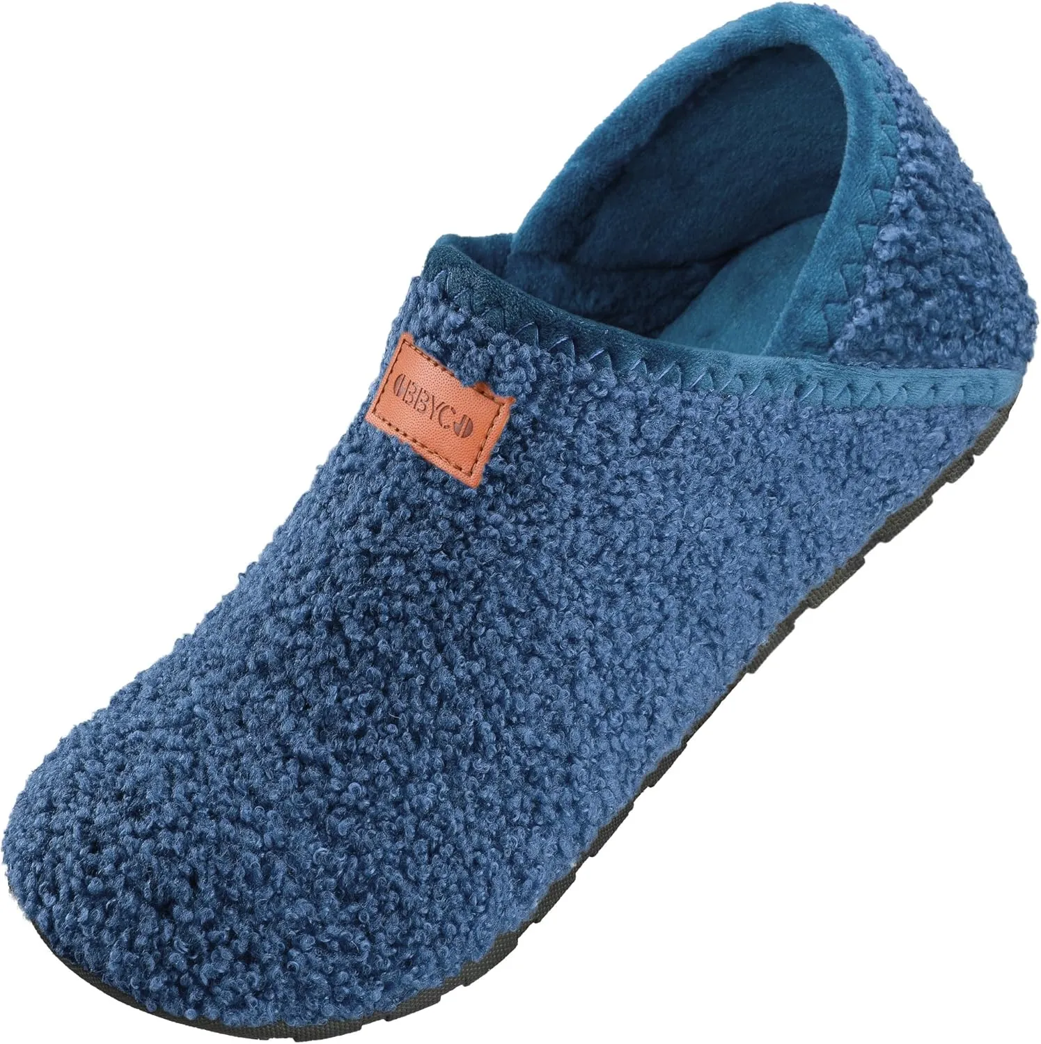 Women's Men's Fuzzy Fur Slippers Casual House Shoes Non Slip Barefoot Slipper Socks Warm Closed Back Indoor Outdoor Shoes