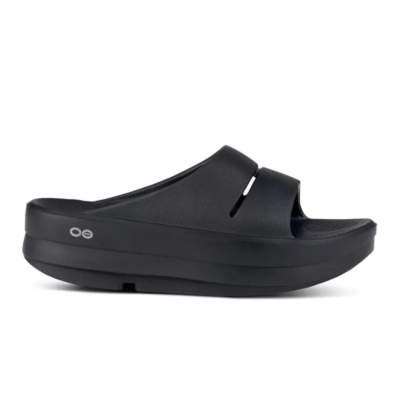 Women’s OOFOS OOmega OOahh Sandal – Black
