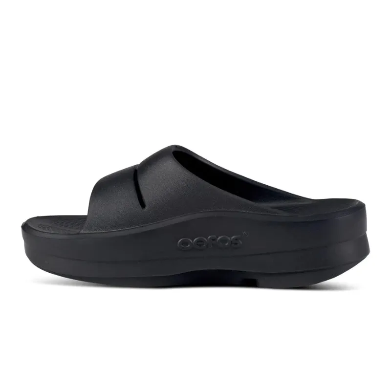 Women’s OOFOS OOmega OOahh Sandal – Black