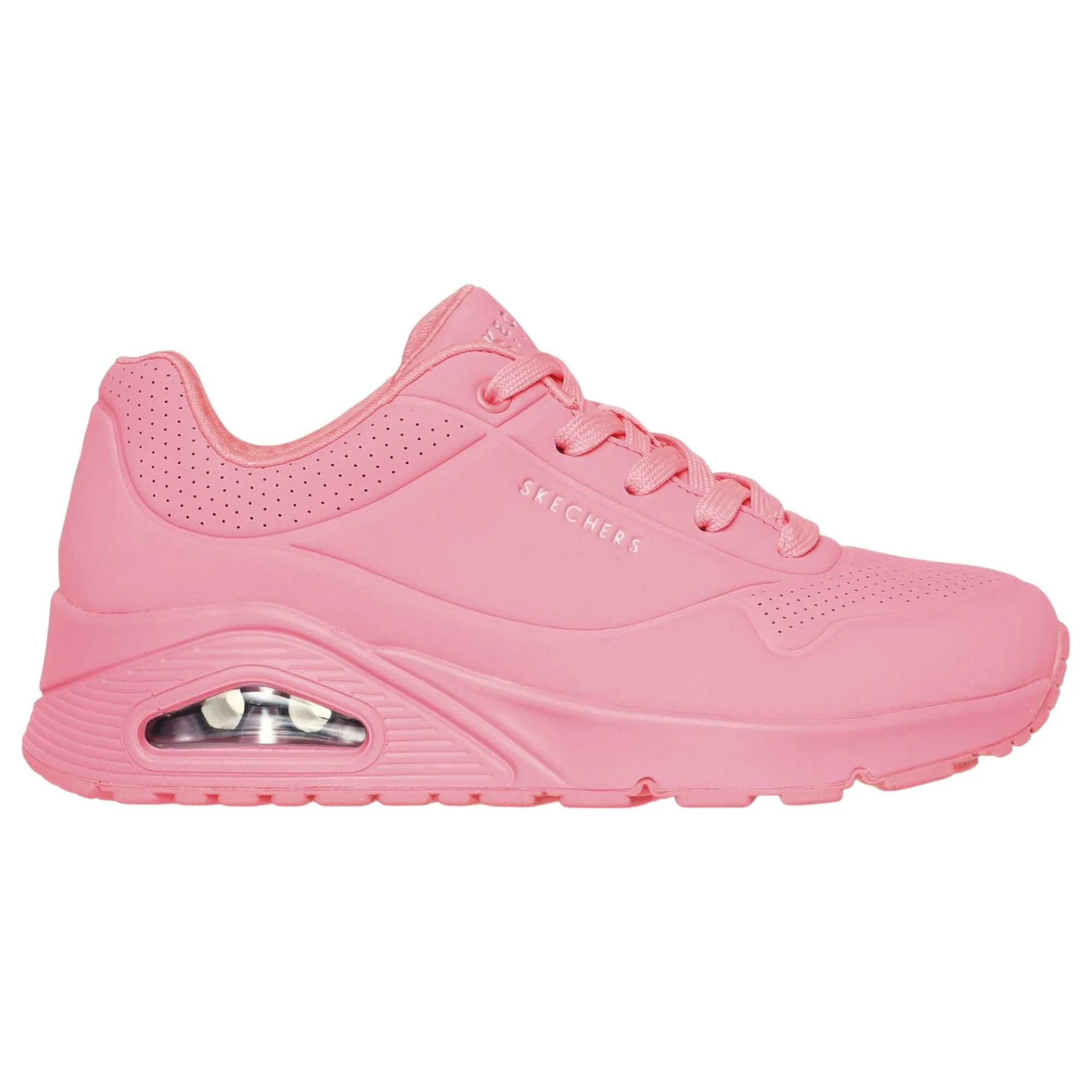 Womens Skechers Uno - Stand On Air Shoes Coral