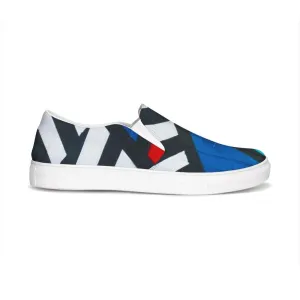 Womens Sneakers - Multicolor Low Top Slip-on Canvas Sports Shoes - S998857 by inQue.Style