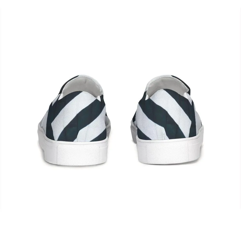 Womens Sneakers - Multicolor Low Top Slip-on Canvas Sports Shoes - S998857 by inQue.Style