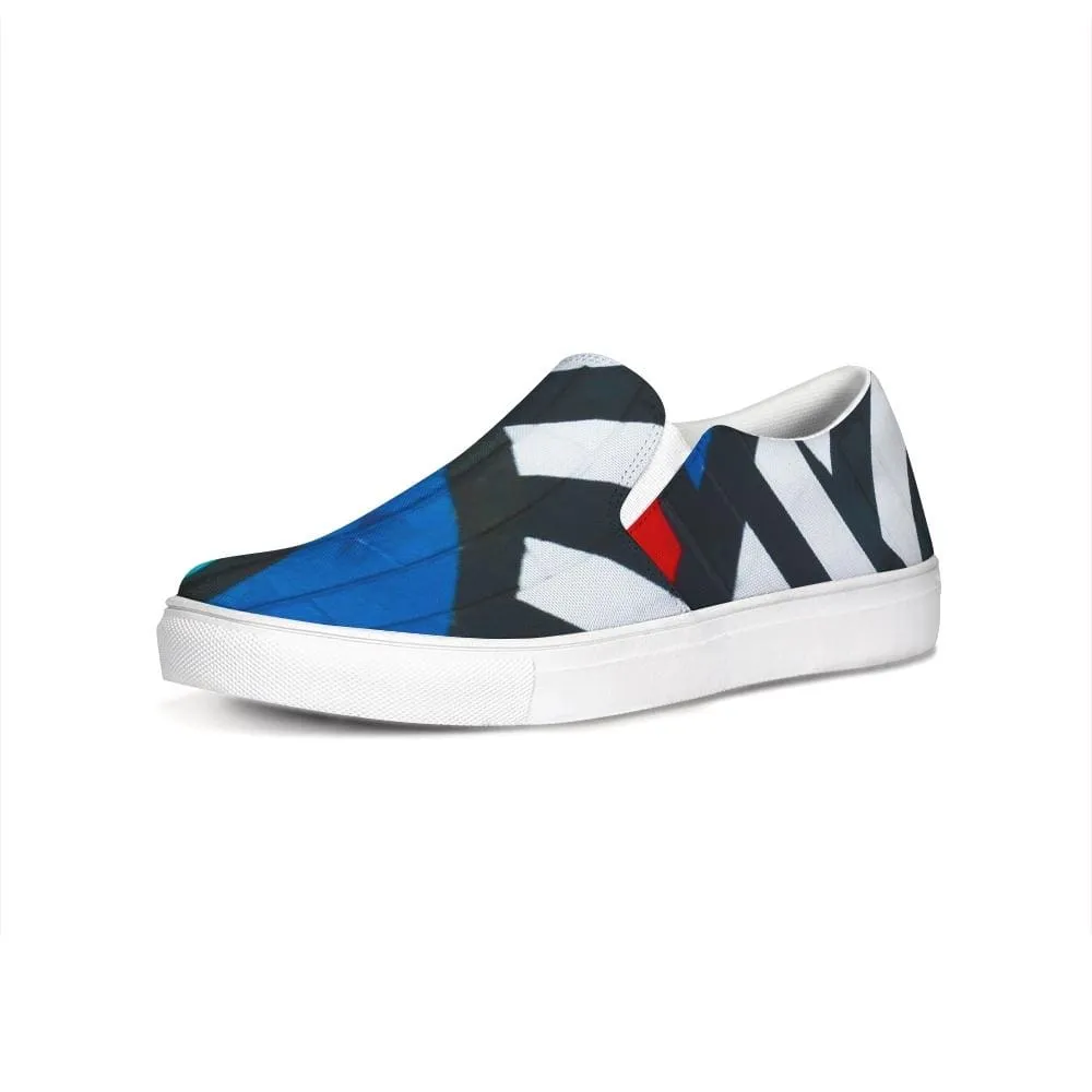 Womens Sneakers - Multicolor Low Top Slip-on Canvas Sports Shoes - S998857 by inQue.Style