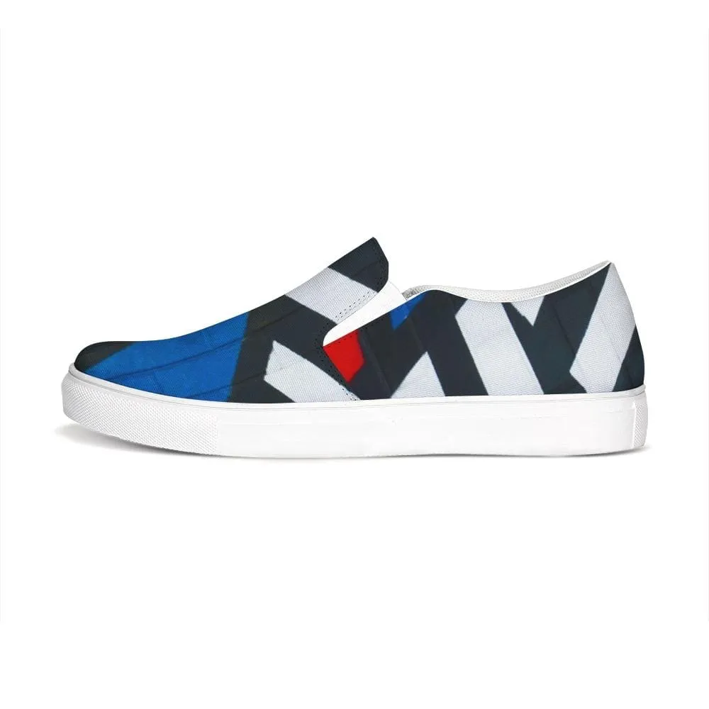 Womens Sneakers - Multicolor Low Top Slip-on Canvas Sports Shoes - S998857 by inQue.Style