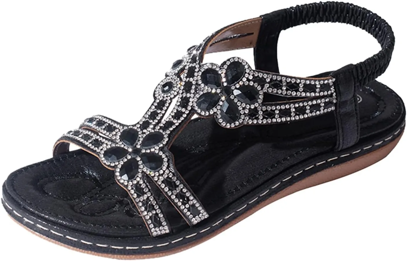 Women's Summer Fashion Casual Hollow Out Sandals Bohemian Women's Shoes Comfortable Flat Womens Size 11 Sandals Dressy