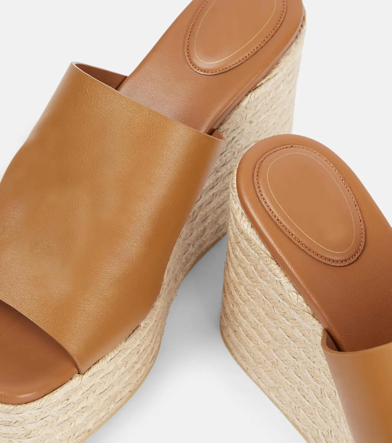 Women's Wedge Heel Sandals - 4 Inch Open Toe Woven Heel Casual & Dress Slippers for Outdoor, Party, Daily Wear