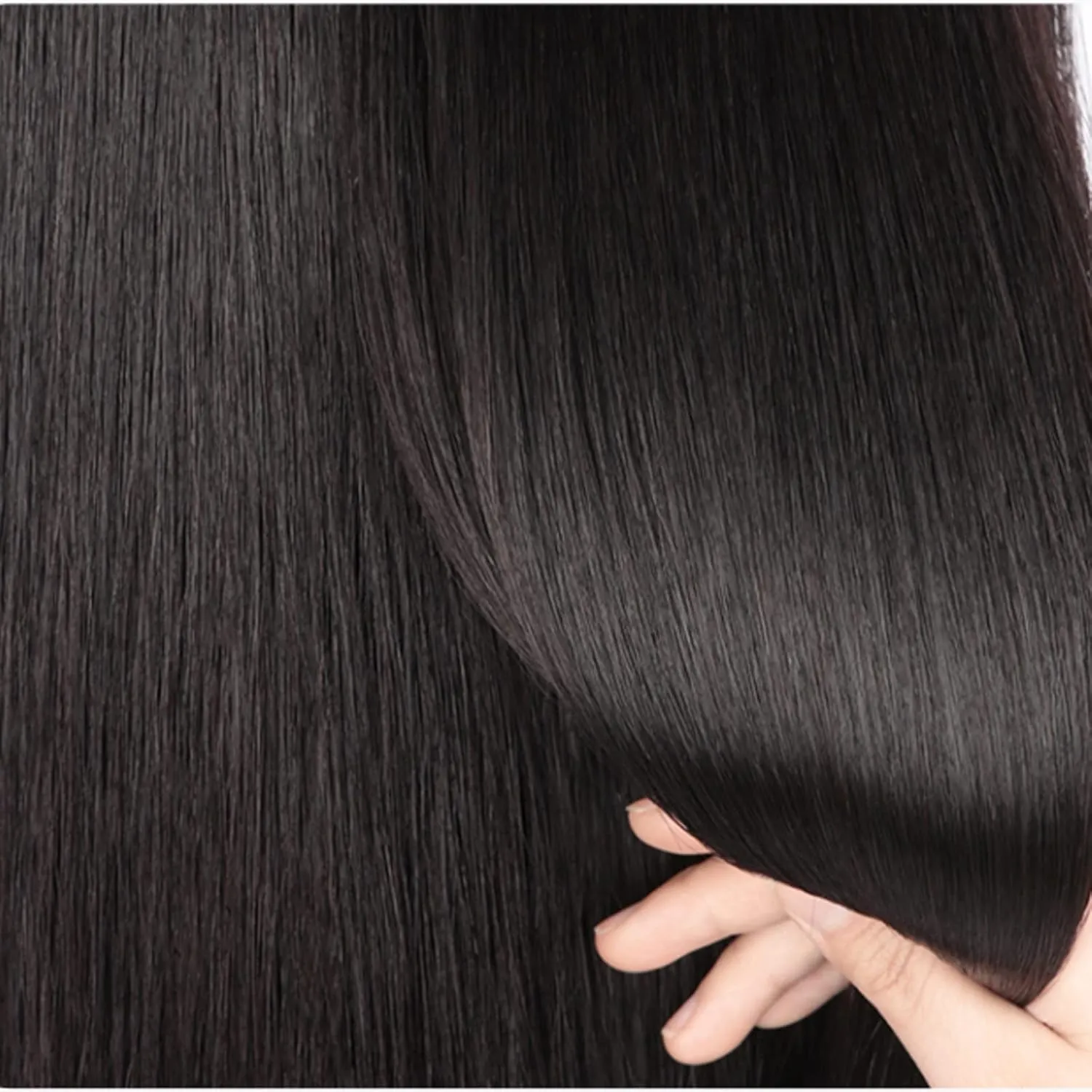 Women's Wig Bangs Wig Piece Full Real Human Hair Patch Fluffy Increase Hair Volume Fluffy Cover Gray Hair Women's Wigs Hair Piece(10-(13-12) 25CM-brown)